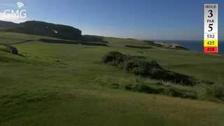 Bamburgh Castle Golf Club Hole 3 Quarry [upl. by Shenan393]