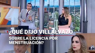 La historia completa de lo que dijo Alejandro Villalvazo sobre la licencia por menstruación [upl. by Ober329]