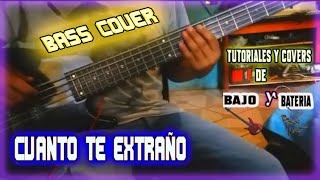 CUANTO TE EXTRAÑO  TUTORIALES Y COVERS DE BAJO Y BATERIA 🎸 Grupo Bryndis [upl. by Rolat519]