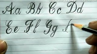 Modern Calligraphy a to z  calligraphy for Beginners✍ Calligraphy Tutorials [upl. by Brunhild]