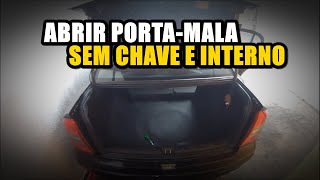 Chevrolet Astra  COMO ABRIR O PORTA MALA SEM CHAVE E POR DENTRO [upl. by Yehudit]