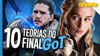 10 TEORIAS PARA O ÚLTIMO ANO DE GAME OF THRONES  Omelista [upl. by Rickie]