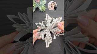 WoW Christmas Craft 3D Christmas Snowflake Christmas Decor [upl. by Notsnorb779]