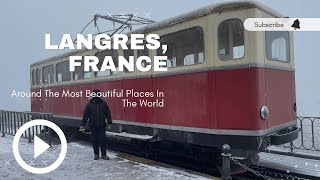 Exploring French Winter Vanlife in Langres [upl. by Ilowell]