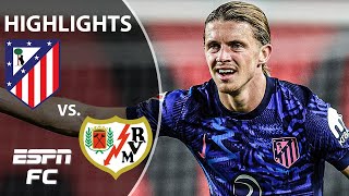 Atletico Madrid vs Rayo Vallecano  LALIGA Highlights  ESPN FC [upl. by Drais881]