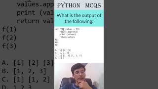 Python MCQ Breakdown Fast  Learn Python Quickly infytqmcq infytq shorts python infytqpython [upl. by Lananna]