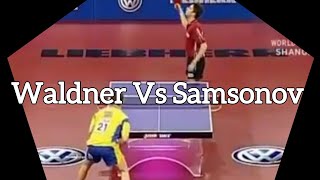 JanOve Waldner Vs Vladimir Samsonov 2005 World Cup Ms third round [upl. by Vedi]