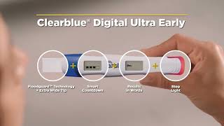 Clearblue® Digital Ultra Early Pregnancy Test gives results you can trust for United Kingdom only [upl. by Atteynot]