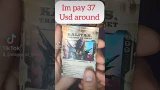 😁😍🤑MtgUnboxing Secret lair showcase outlaw foil do You like😁😍🤑 [upl. by Ardnasirk]