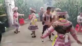 Hmong Sichuan LushengQeej Dance Style [upl. by Hatch]