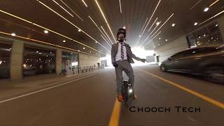 City Commute Kingsong 16X Fast Electric Unicycle [upl. by Llednil]