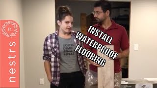 How To Install NuCore Waterproof Flooring  Nestrs [upl. by Gram180]