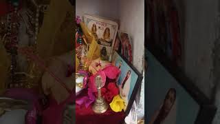 Ajker seba puja⚘️🙏Sri Srivl Ma Sarada holen Ma Jogodhatri🙏⚘️🙏Sabika and voice Mahua Mandal⚘️💞 [upl. by Steinke]