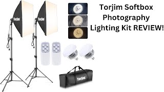 Torjim Softbox Photography Lighting Kit REVIEW [upl. by Weissberg]