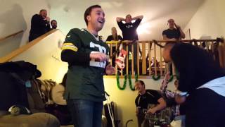 Packers fans reaction to hail mary Packers vs Cardinals [upl. by Akinak482]