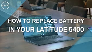 How to replace a battery in Dell Latitude 5520 5521 5530 5531 5540 laptops [upl. by Thorpe]