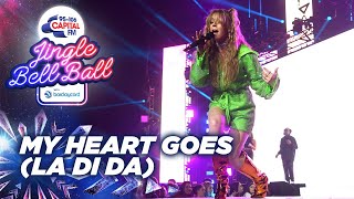 Becky Hill  My Heart Goes La Di Da Live at Capitals Jingle Bell Ball 2021  Capital [upl. by Kerrill]