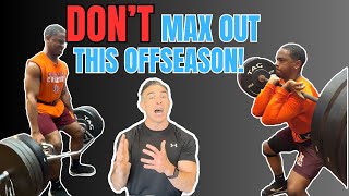 Should We MAX OUT Before Starting The Program  OffSeason Football Workouts💪 [upl. by Anrahs]