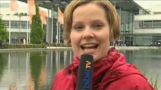 Ökumenischer Kirchentag 2010 Fleißige Helfer und orange Schals [upl. by Kancler]