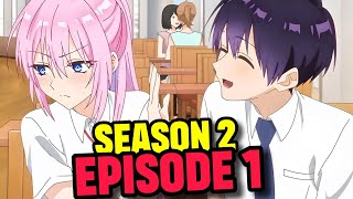 shikimori not just cutie season 2 episode 1 Hindi explain [upl. by Mareld]