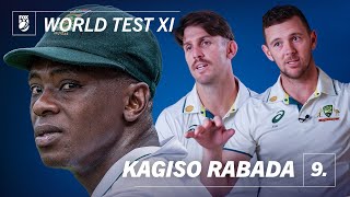 quotStrikebowler and super competitivequot  Australia picks their World Test XI  Kagiso Rabada [upl. by Zelda]