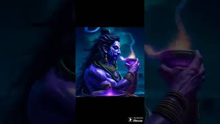 halahal lord Shiva drinking poison  youtubeshorts shorts shiva mahadev [upl. by Nnayllas999]