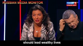 Margarita Simonyan says Russian elites should be wealthy [upl. by Samala]