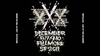 Metallica  Seek And Destroy Live December 9 2011  Fillmore SF [upl. by Hedi140]