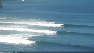 Nyepi Waves  Bali March 9 2016 [upl. by Ecnerret]