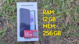 Review Cepat Samsung Galaxy A55 5G 12  256 GB Varian Tertinggi [upl. by Ayotas978]