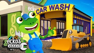 Danny The Digger builds a New Garage  Geckos Garage  Trucks For Children  Cartoons For Kids [upl. by Britni]