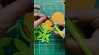 FLORAL Design bulletinboard schoolboarddecoration diy papercraft studentsproject floraldesign [upl. by Kaiser]