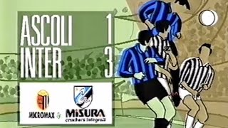 AscoliInter 13 198889  Domenica Sportiva doppietta di Aldo Serena [upl. by Airotkiv888]