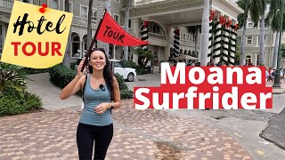 HOTEL Tour 4K  Moana Surfrider Hotel Walkthrough  OAHU [upl. by Leda]