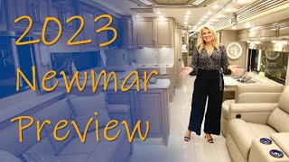 2023 Newmar Motorhome Lineup Preview  Walk through each RV in detail with Angie [upl. by Eileme]