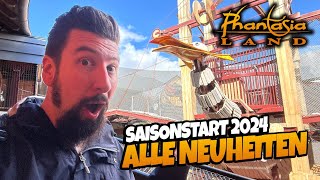 PHANTASIALAND SAISONSTART 2024  Alle Neuheiten amp Änderungen  Rundgang durch den Freizeitpark [upl. by Dorene]