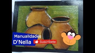 Como Pintar Bodegones en Alto Relieve 2 Parte ByquotTaller Nellaquot [upl. by Herries869]