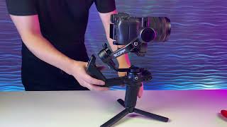 Balancing Feiyu SCORPC 3Axis Handheld Gimbal Camera Stabilizer [upl. by Houser]