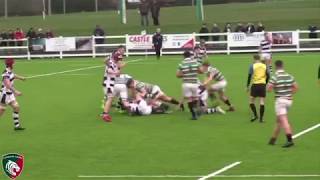 Match highlights Yorkshire Carnegie Academy v Leicester Tigers Academy [upl. by Woodhead586]