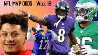 NFL MVP Odds  Week 12 [upl. by Niven]