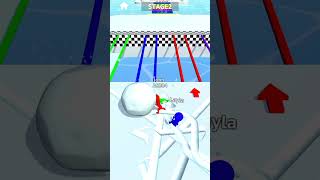 Snow Race stage 11 Part 2 – Snow Race game  Snow Race Level 11  short shorts snowrace snow [upl. by Berny]