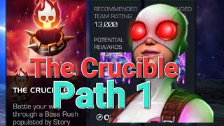 The Crucible legendary quest  Path 1  Marvel contest of champions [upl. by Assereht]