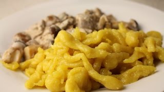 Vegane Spätzle mit PilzRahmSauce [upl. by Arriat429]