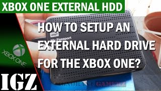 How to setup an External Hard Drive with the Xbox One Troubleshooting Included [upl. by Ecire638]