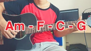 Backing Track Ballad Am F C G Acoustic Guitar  Use Aeolian mode [upl. by Briggs]