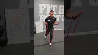 Band Resisted Reverse Lunge [upl. by Nodgnal]