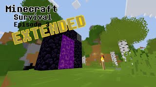 Finding Portals Extended  Minecraft Survival [upl. by Azmuh700]