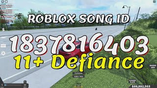 11 Defiance Roblox Song IDsCodes [upl. by Meihar]