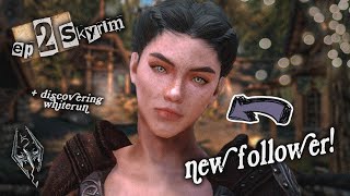 a new companion shes insane💘  skyrim anniversary edition modded 2 📜 [upl. by Hsetih]