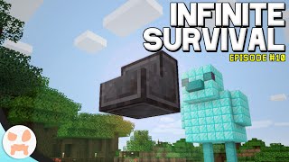 NETHERITE STAIRS ARE REAL  Infinite Survival Episode 10 [upl. by Eidissac598]